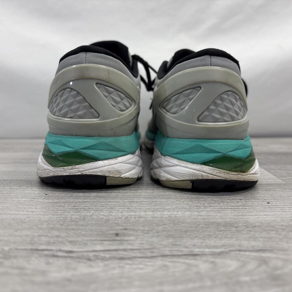 ASICS Gel-Kayano 24 Women's Running Shoes - Size 9.5 - Grey/Teal/Black - Picture 4 of 12